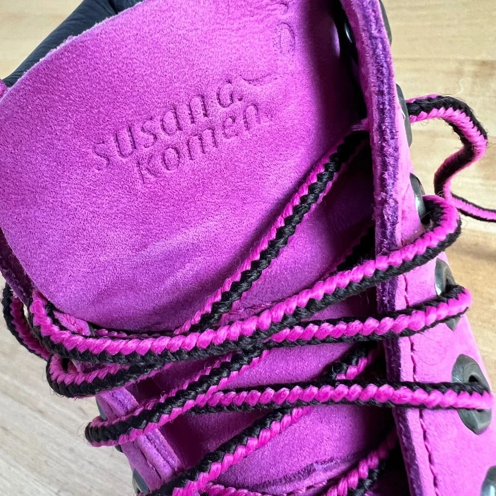Timberland Pink Susan G Komen Waterproof High Top Boots Kids Toddler US 9‎